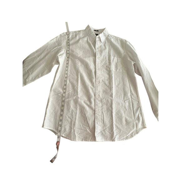 J. Crew Slim Untucked Flex Oxford Shirt Mens White Size XL Preppy NWT Formal - Picture 6 of 10